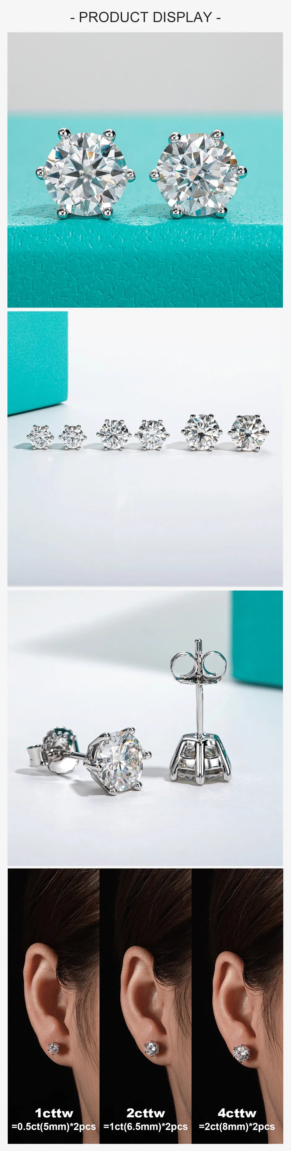 AnuJewel Moissanite Earrings (Not participating in the event.)