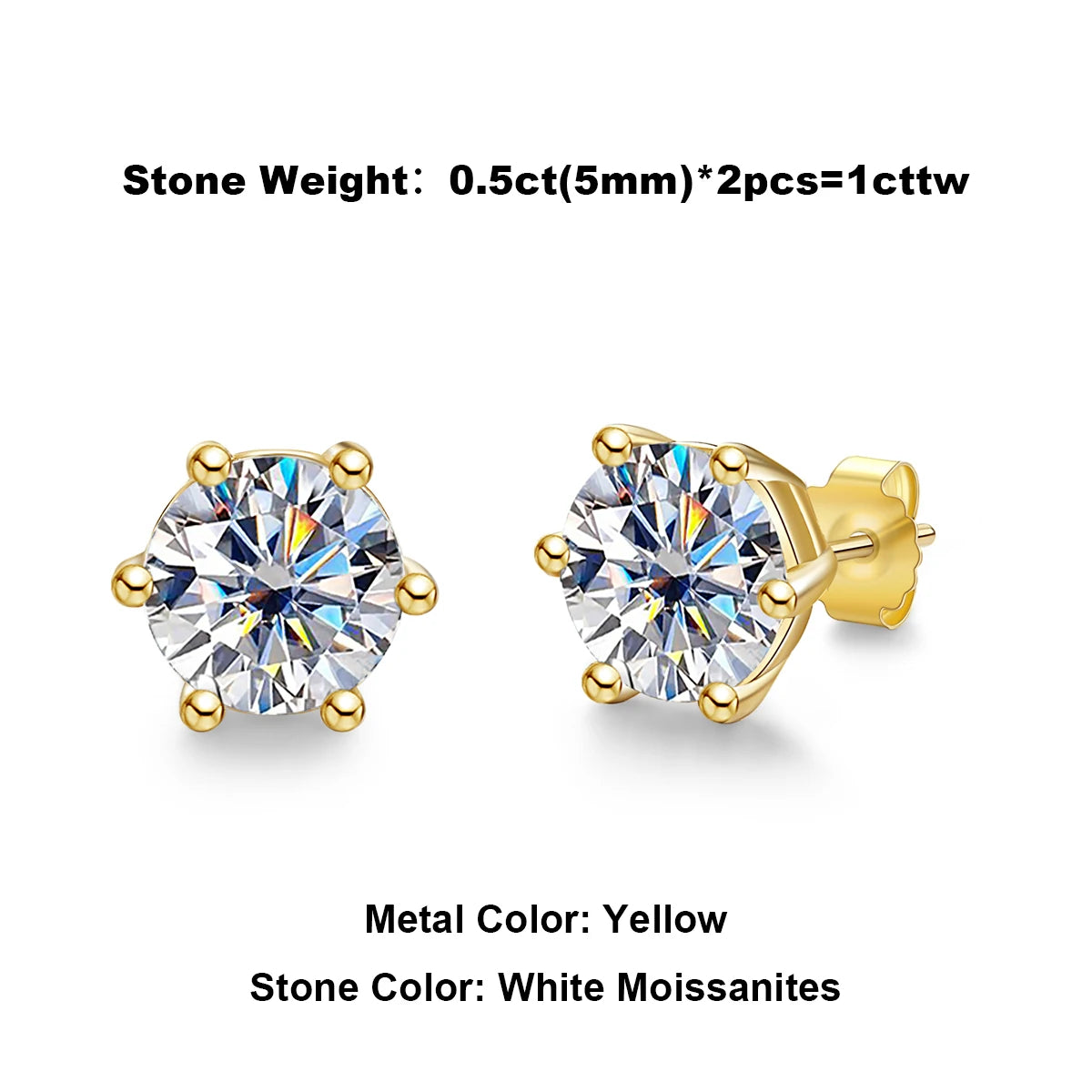 AnuJewel Moissanite Earrings （Not participating in the event.）