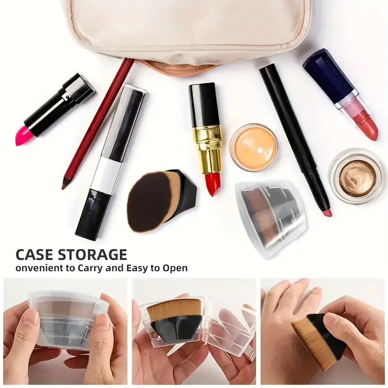 แปรงแต่งหน้า แปรงทารองพื้น ขนนุ่ม ทารองพื้นง่าย ใช้กับ บลัชออน Blush on ใช้กับครีมทารองพื้นได้ อุปกรณ์แต่งหน้า Make Up